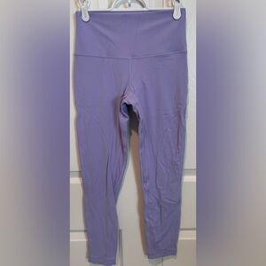 lululemon athletica Lilac Smoke, Align HR, 25 length, double lined Leggings
